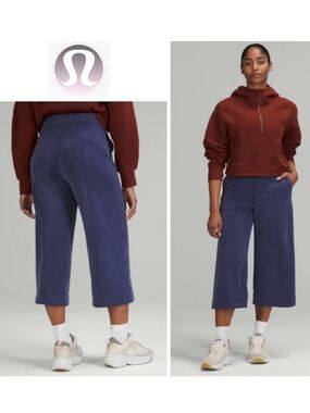Lululemon Sz 8 Softstreme High-Rise Culotte in Night Sea